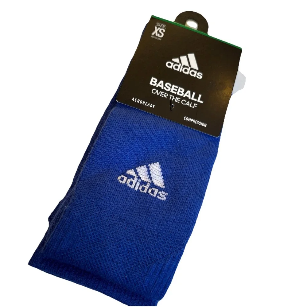 Adidas Unisex-Adult Over The Calf Aero ready Compression Team Royal Blue XS‎